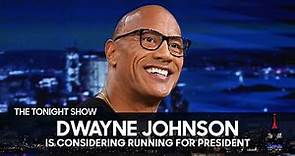 Dwayne Johnson Would Consider Running for President in the Future (Extended) | The Tonight Show