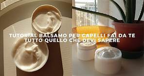 Come Fare un Balsamo Capelli in Casa + Ricetta | Cosa Serve per Iniziare ad Autoprodurre Cosmetici
