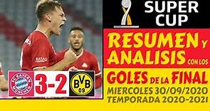 DFL SUPERCUP (2020/21) 🏆 Resumen SUPERCOPA ALEMANA] Bayern Munich vs Borussia Dortmund 3-2) FINAL ⚽️