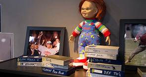 ESPN's Jon Gruden has a Chucky doll in his QB Camp office