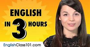 Learn English in 3 Hours: Basics of English Speaking for Beginners