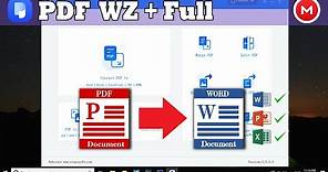 CONVERTIR CUALQUIER PDF A WORD EDITABLE + POWERPOINT O EXCEL + PDF WZ FULL