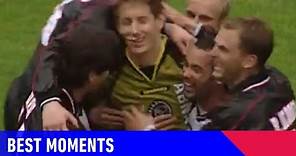 Edwin van der Sar - First and only goal | BEST MOMENTS