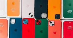 Testing Out All iPhone 13 Silicone Cases - With All iPhone 13 Colours
