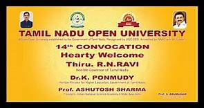 Tamil Nadu Open University - 14th Convocation