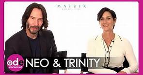 Keanu Reeves & Carrie-Anne Moss Talk Reuniting For The Matrix