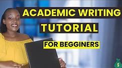 Academic Writing Tutorial: Step-by-Step Full Course/ how to do academic writing