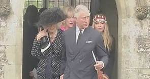 Camilla sheds tears at brother's funeral