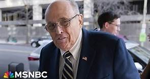 Rudy Giuliani files for bankruptcy in New York