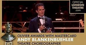 BEST THEATRE CHOREOGRAPHER - Andy Blankenbuehler for Hamilton - Olivier Awards 2018