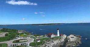 An Aerial Tour of Cape Elizabeth, Maine