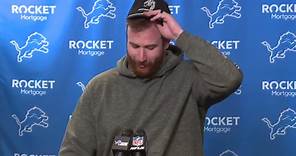 Detroit Lions C Frank Ragnow on the team's second playoff win