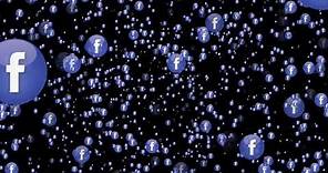 Only Facebook Icon Social Media Animated Background