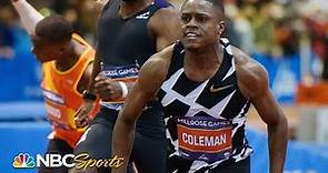 Christian Coleman wins 60m national title after return from suspension | NBC Sports