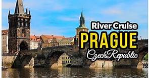 🇨🇿 [4K] PRAGUE | Longest River Vltava | Sightseeing Boat Cruise