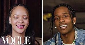 Rihanna Answers 15 Questions From A$AP Rocky | Vogue