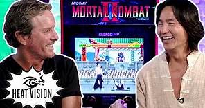 'Mortal Kombat' Stars Play 'Mortal Kombat': Robin Shou vs Linden Ashby! | Heat Vision