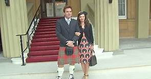 Ewan McGregor with ex-wife Eve Mavrakis outside Buckingham Palace