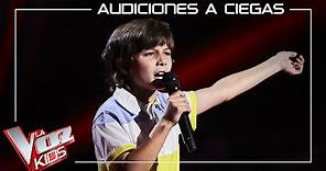 Emilio Díaz canta 'Esta cobardía' | Audiciones a ciegas | La Voz Kids Antena 3 2022