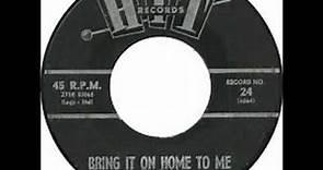 Bring It on Home to Me ~ Herbert Hunter (1962)