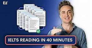 Understand IELTS Reading in JUST 40 minutes!