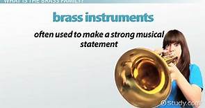 Brass Family in Music | Characteristics, Instruments & Examples