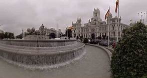 360 video: Plaza de Cibeles, Madrid, Spain