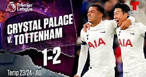Highlights & Goles: Crystal Palace v. Tottenham 1-2 | Premier League | Telemundo Deportes
