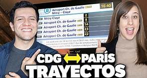 Aeropuerto de Charles de Gaulle a París. Navigo, llegar al tren y el Roissybus.