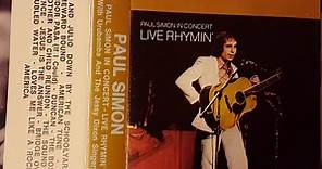 Paul Simon - Paul Simon In Concert - Live Rhymin'