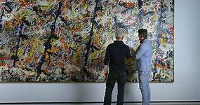 Jackson Pollock's 'Blue poles'