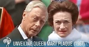 The Royal Family at the Queen Mary Plaque Unveiling in London (1967) | British Pathé