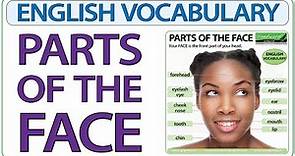 Learn English Vocabulary - Parts of the Face in English - Face Words