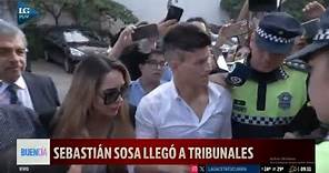 Hace instantes: Así llegaba Sebastián Sosa a Tribunales