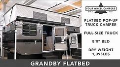 Four Wheel Camper Tour - Grandby Flatbed Truck Camper 2023