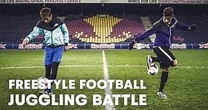 Hachim Mastour vs. Neymar Jr | Freestyle football juggling battle