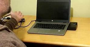How to set up HP laptop with docking station