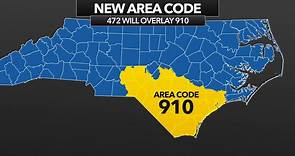 910 area code telephone numbers expected to run out in late 2022