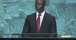 Actor Djimon Hounsou at the UN Summit on Climate Change