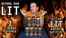 Beyond Raw Lit Preworkout Energy Drink Product Review; Ready to drink cans by Beyond Raw Lit