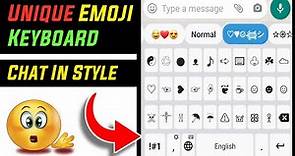 ☻︎✌︎☕︎🔥How to use different emojis in whatsapp || Use Symbol Keyboard In Android