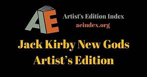 Jack Kirby New Gods Artist’s Edition (flip through)