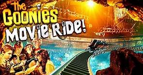 THE GOONIES!!! Backlot Movie Roller Coaster & Dark Ride! (POV) [CC]