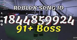 91+ Boss Roblox Song IDs/Codes