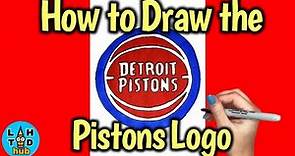 How to Draw the Detroit Pistons Logo