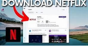 How to Download Netflix App on Windows PC / Laptop? #netflix