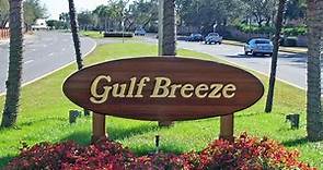 Gulf Breeze Florida - Driving Through Gulf Breeze Florida