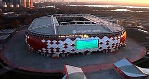 Aerial Views of Spartak Otkritie Arena Stadium
