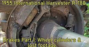 1955 International Harvester: Brakes part 1