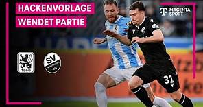 TSV 1860 München - SV Sandhausen, Highlights mit Live-Kommentar | 3. Liga | MAGENTA SPORT